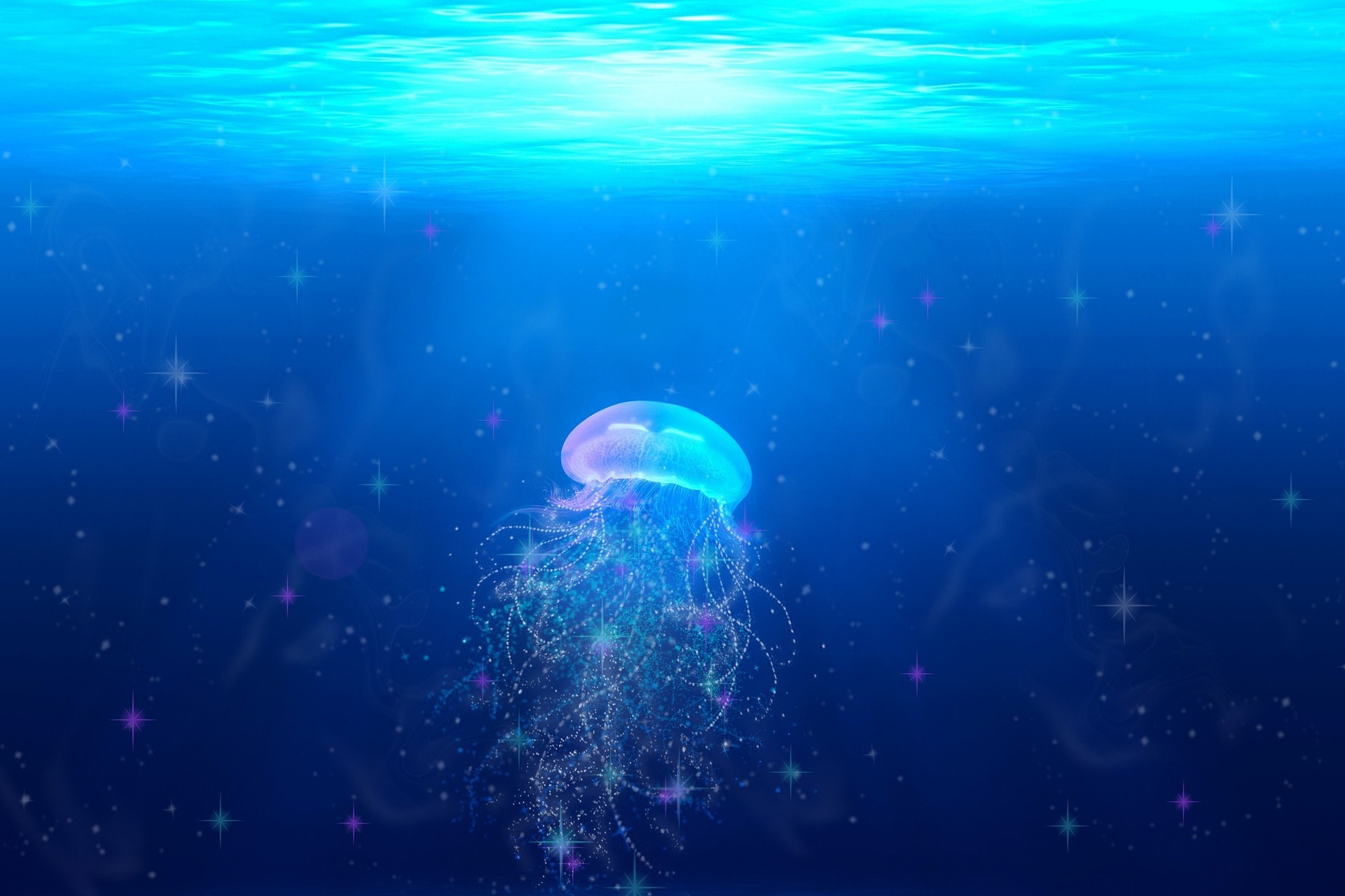 クラゲ - 流れるように自然に